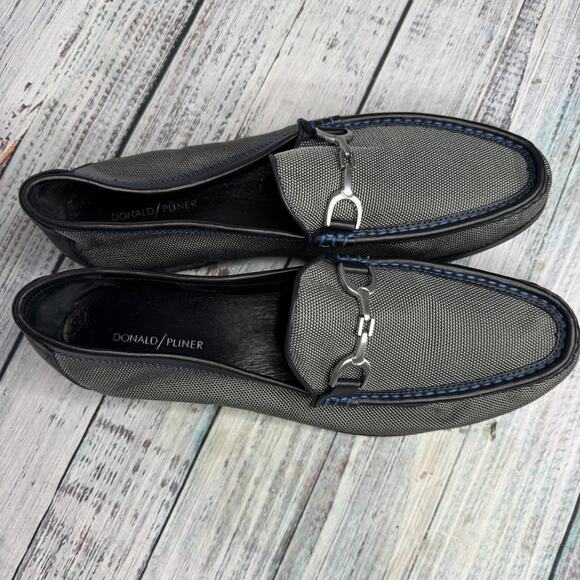 Donald J Pliner Loafers Bit Moc Toe Slip-On Dress Shoes Horse Bit 12 - Picture 4 of 5